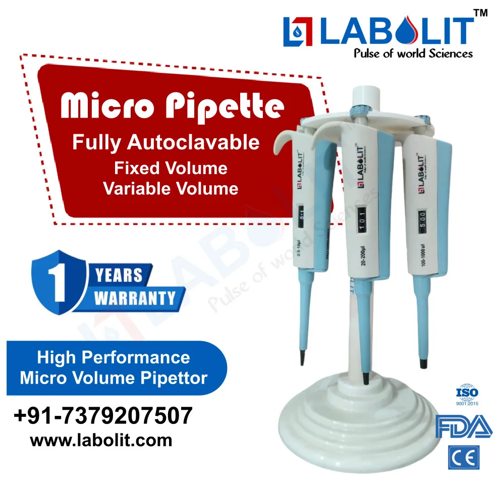 Micropipette | Micropipette Manufacturer – Labolit (India)