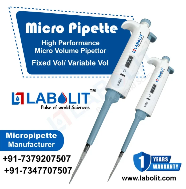 Micropipette Manufacturer & Supplier in India | State-Wise Laboratory Solutions by Labolit