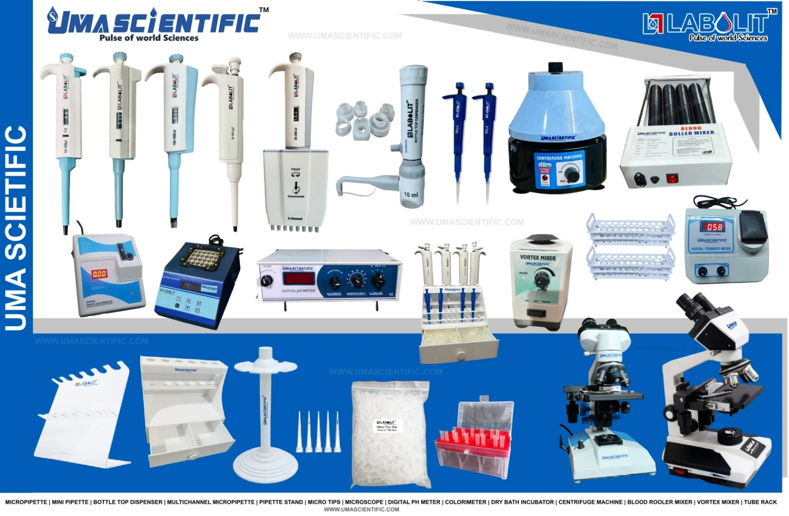 Best Quality Fixed & Variable Micropipettes for IVD, Labs & Research – Available at Labolit