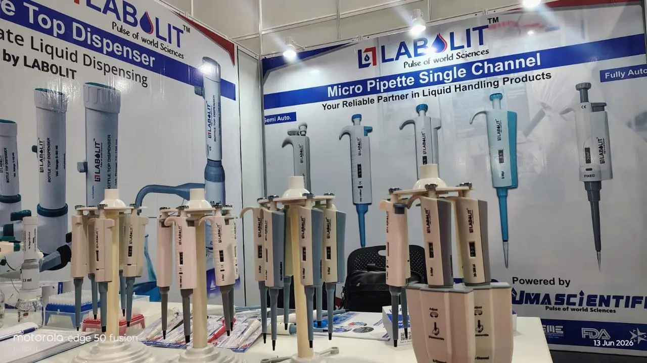 Single Channel and Multi Channel Micropipettes exhibited by LABOLIT at Medicall Expo 2026