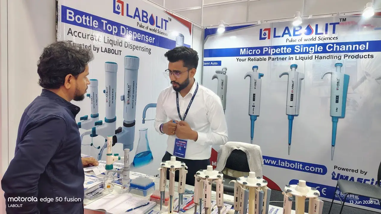 Laboratory equipment exhibition by LABOLIT at Medicall Expo 2026 Chennai
