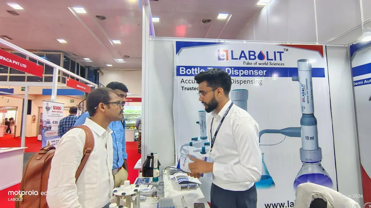 LABOLIT showcasing precision laboratory instruments at Medicall Expo Hall 1 Stall A5