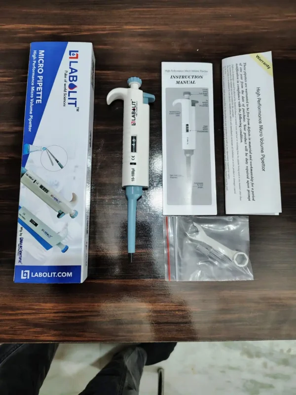 Buy premium quality 5–50 µL, 10–100 µL and 100–1000 µL variable volume micropipettes from LABOLIT. Trusted manufacturer and supplier across Chennai, Coimbatore, Madurai and all Tamil Nadu.