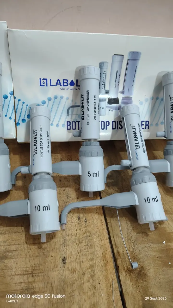 LABOLIT Private Limited is a leading Bottle Top Dispenser manufacturer, supplier and exporter in Ambala, Haryana, providing precision liquid-handling solutions for pharmaceutical companies, biotechnology laboratories, research institutions, diagnostic laboratories, hospitals, educational institutions and industrial laboratories.