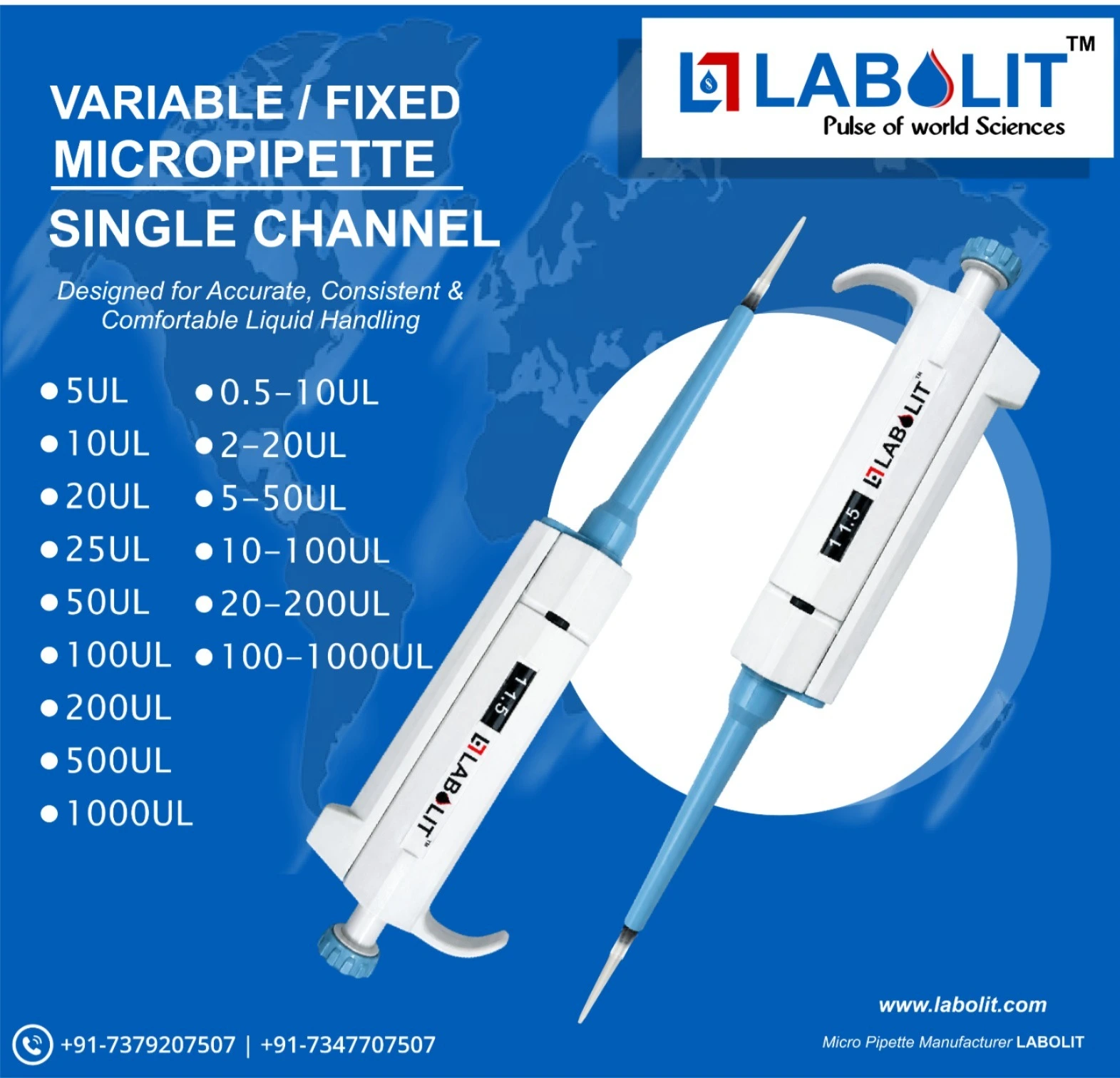 Best Micropipette Brand LABOLIT Manufacturer and Supplier dragon pipette ,ssciences ,microlit
